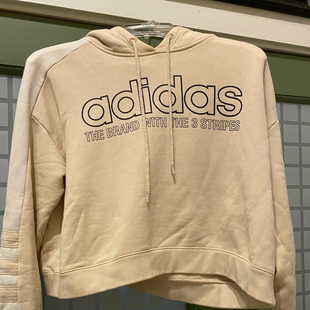 Cropped adidas hoodie